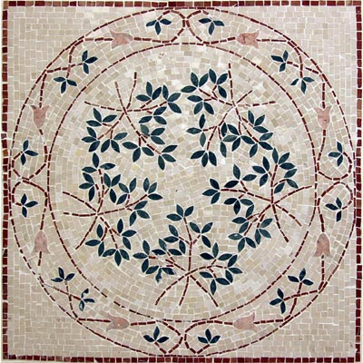 Autumn Leaf Tile Medallion